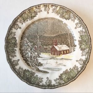 Johnson Brothers Plate School House Discontinued